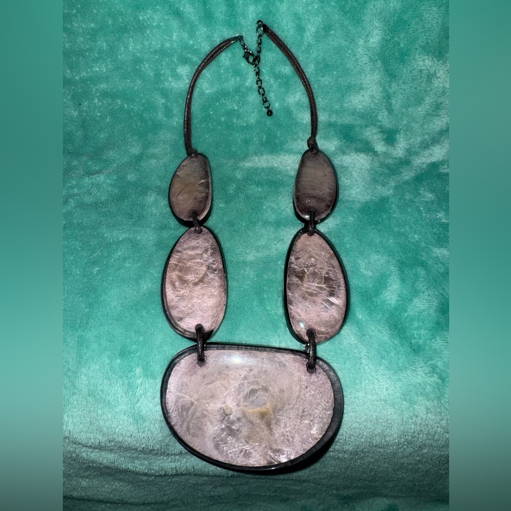 Beautiful Purple Stone Necklace.